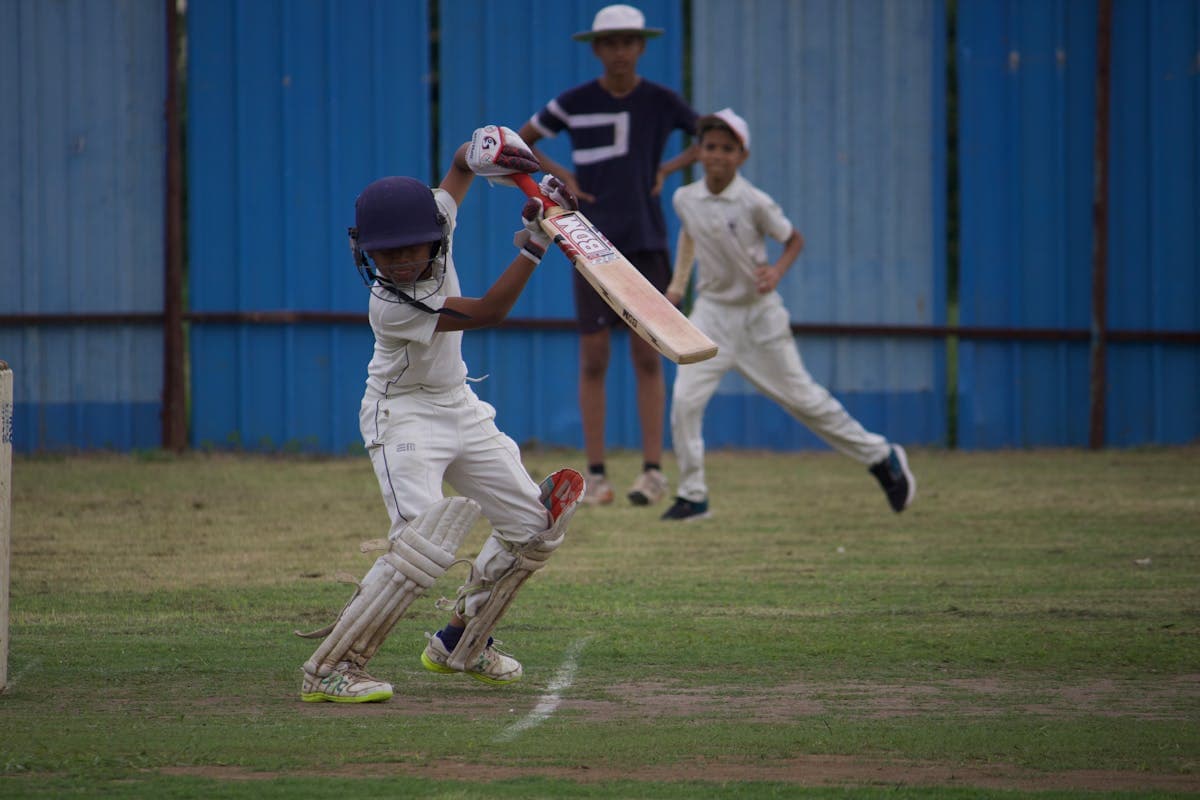 Students at Future Cricket Academy