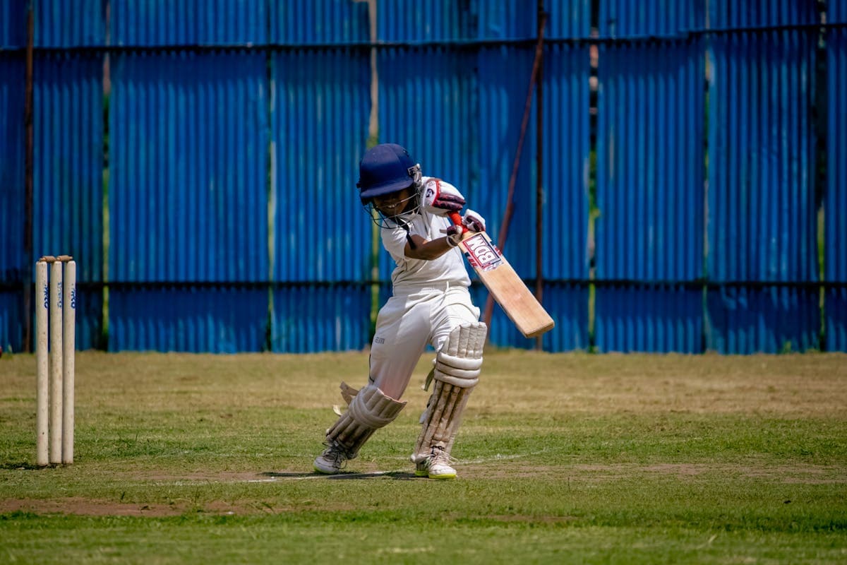 Bowling practice in professional nets